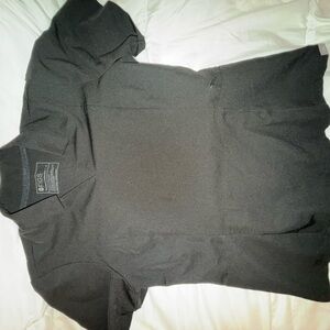 Black Inala Slim Scrub Top